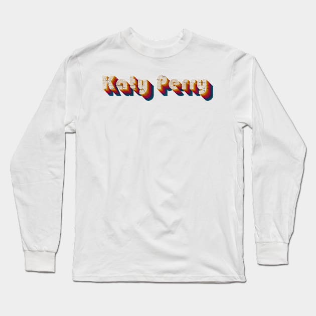 retro vintage Katy Perry Long Sleeve T-Shirt by TulenTelan